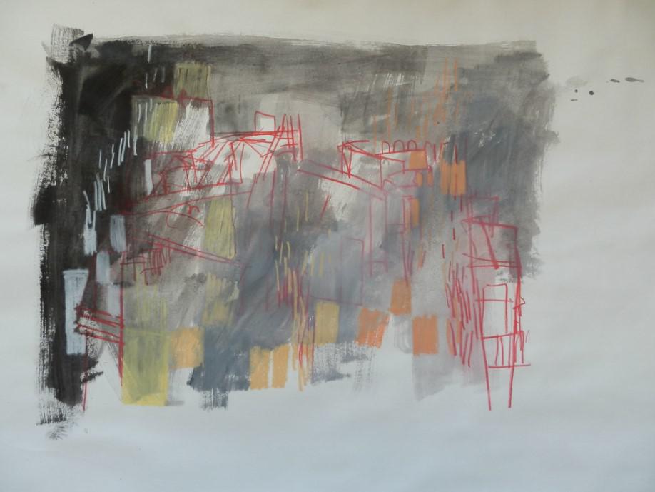 Cloudy With A Chance of Rain - Framed by Cecile Perret