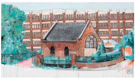 God Was In The House - Framed by Jo Peel