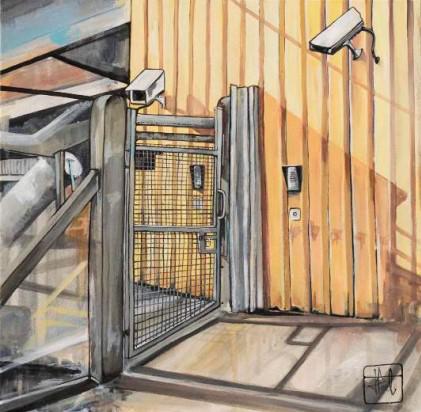 Eyes Down - Framed by Jo Peel