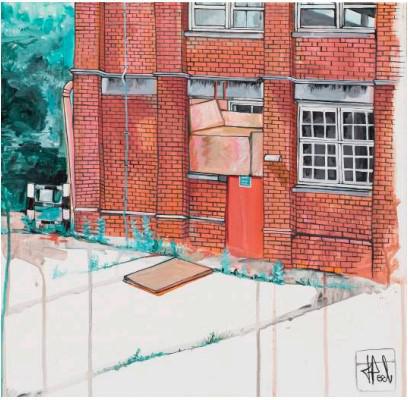 Broken Windows - Framed by Jo Peel