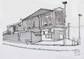 Bournville Social Club (Original Sketch) - Framed by Jo Peel