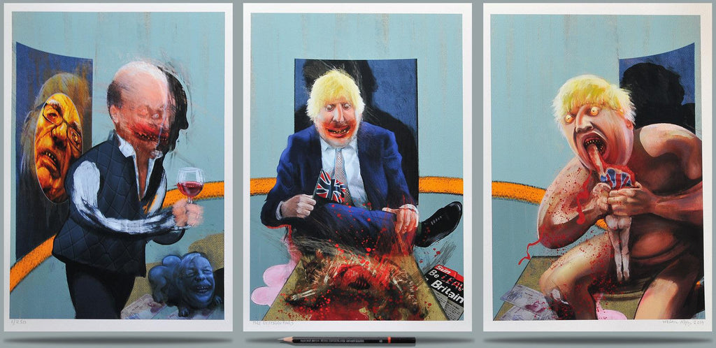 The Distractors Triptych by Wefail