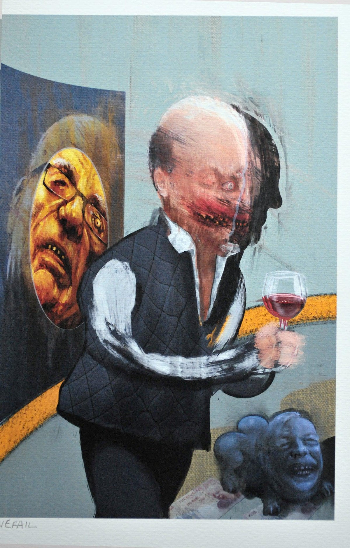 The Distractors Triptych by Wefail