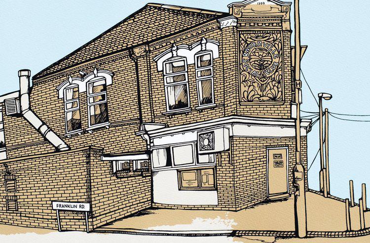Bournville Social Club - Framed by Jo Peel
