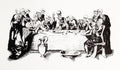 The Last Supper (Original) - Framed by Greg Jeffs