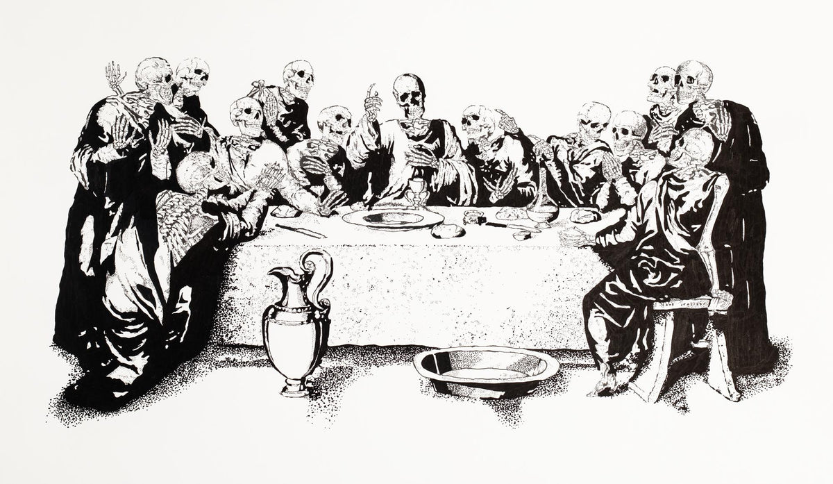 The Last Supper (Original) - Framed by Greg Jeffs