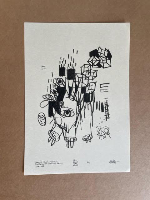 The Hand Like a Tree 2/3 - Framed by Cecile Perret