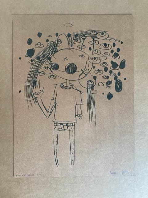 Other Dimensions 9 - Framed by Cecile Perret