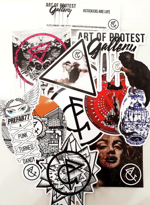 Art Of Protest Sticker Pack by Art Of Protest Gallery