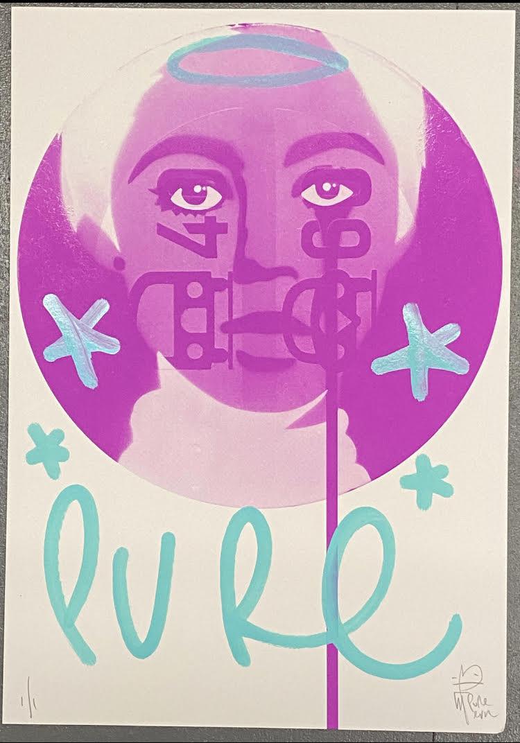 EDIE SEDGWICK TIFFANY COLOURS - Framed by Pure Evil