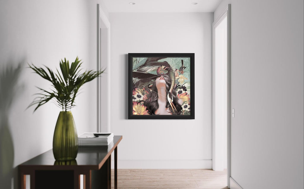 Many A True Word Oversized - Framed by Alexandra Gallagher