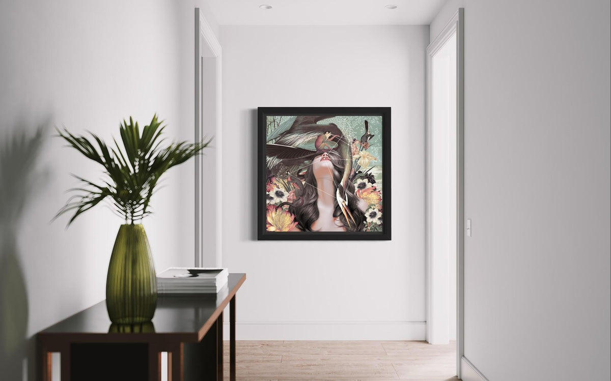 Many A True Word Oversized - Framed by Alexandra Gallagher