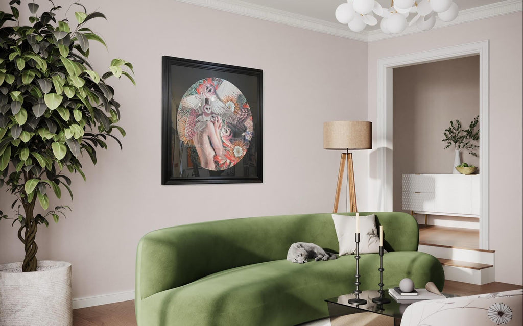 Beyond The Veil Of Deception Oversized - Framed by Alexandra Gallagher
