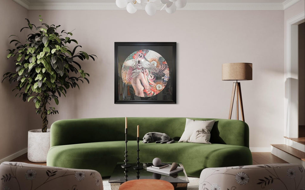 Beyond The Veil Of Deception Oversized - Framed by Alexandra Gallagher