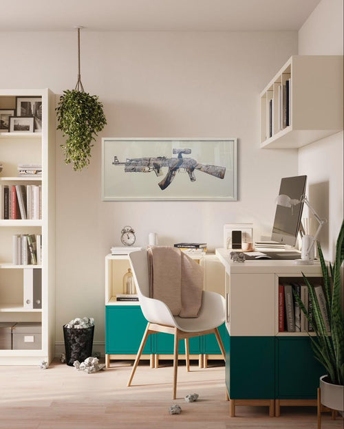 AK-47 Concert of Birds - Framed by Magnus Gjoen
