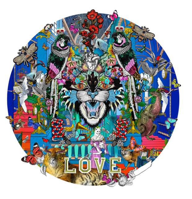Love - Framed by Kristjana S Williams