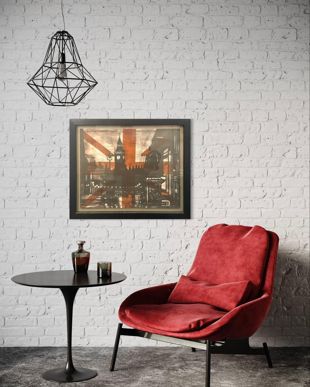 London Nights - Framed by Pam Glew