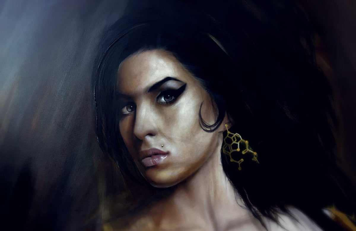 Classic Rock Collection - Amy Winehouse - Framed by Keith Maiden