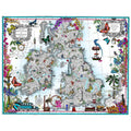 Taera Bretland - Blaeu British Isles - Framed by Kristjana S Williams