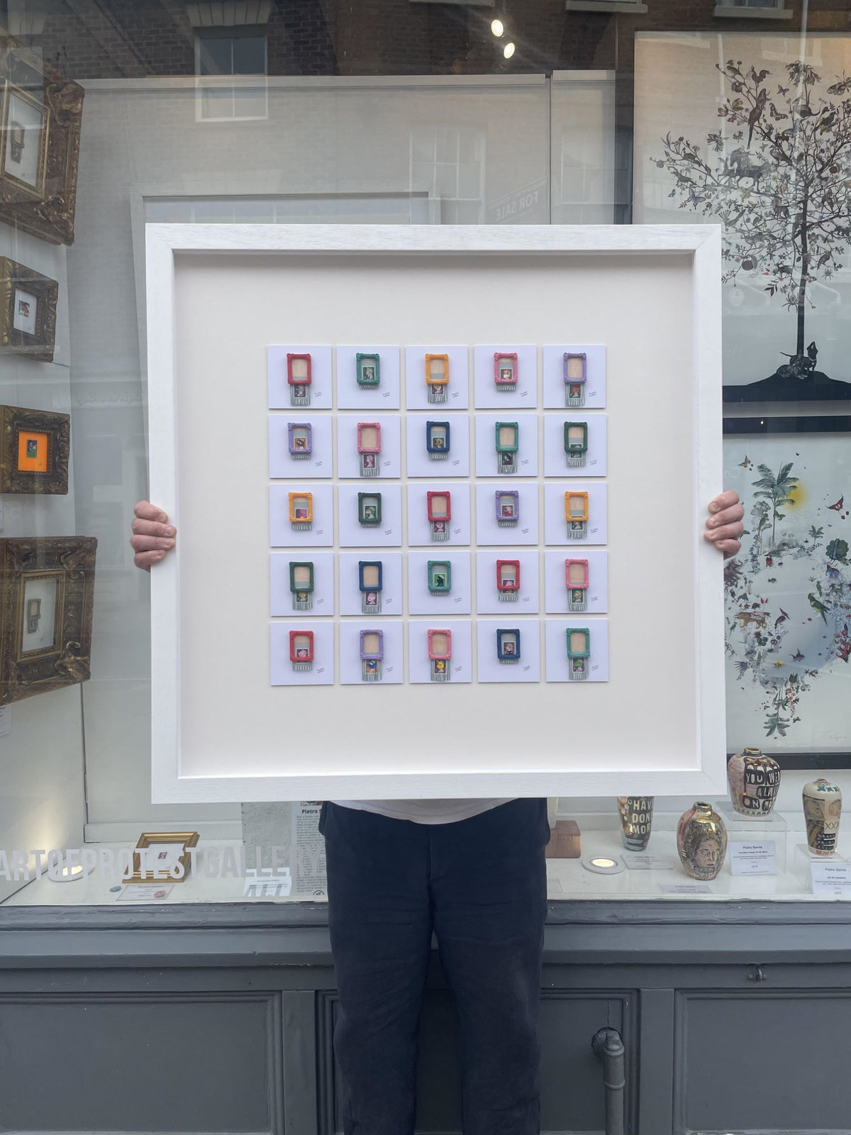 Stampsy 2 - Destruction of Windsor Wonderland - Framed by Richard Hoffman