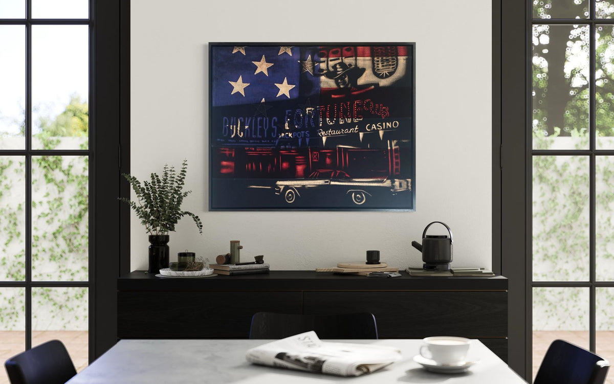 Fortune Club - Framed by Pam Glew