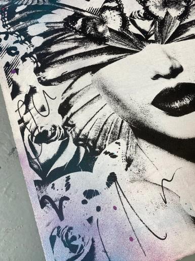 La Femme Papillon - Framed by Olly Howe