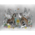 Love Cats - Framed by Kristjana S Williams