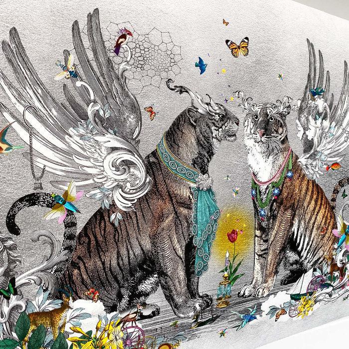 Love Cats - Framed by Kristjana S Williams