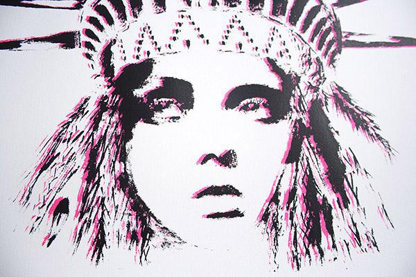 Liberty (Neon Pink) - Framed by Pam Glew