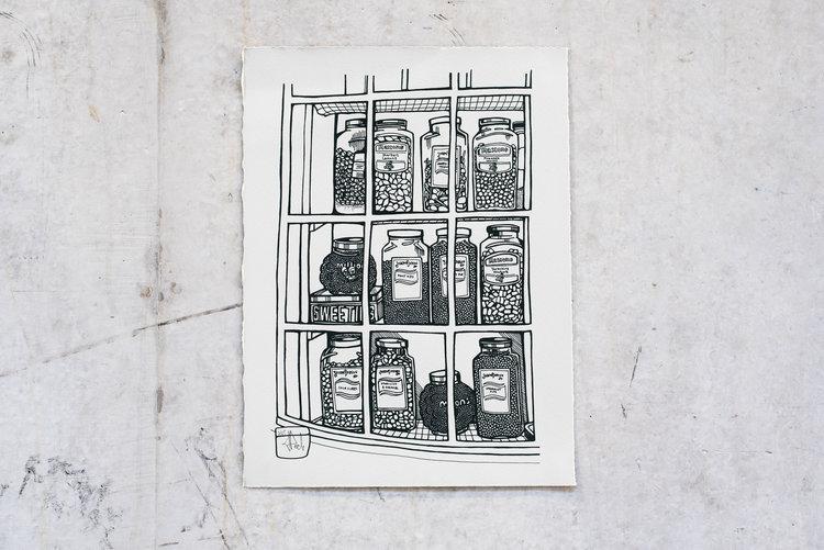 Toot Sweets - Framed by Jo Peel
