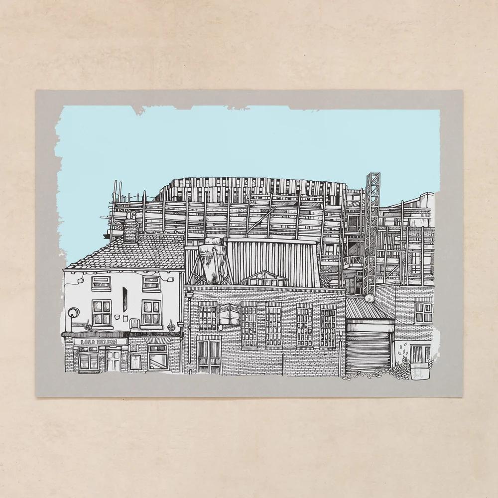 The Lord Nelson - Framed by Jo Peel