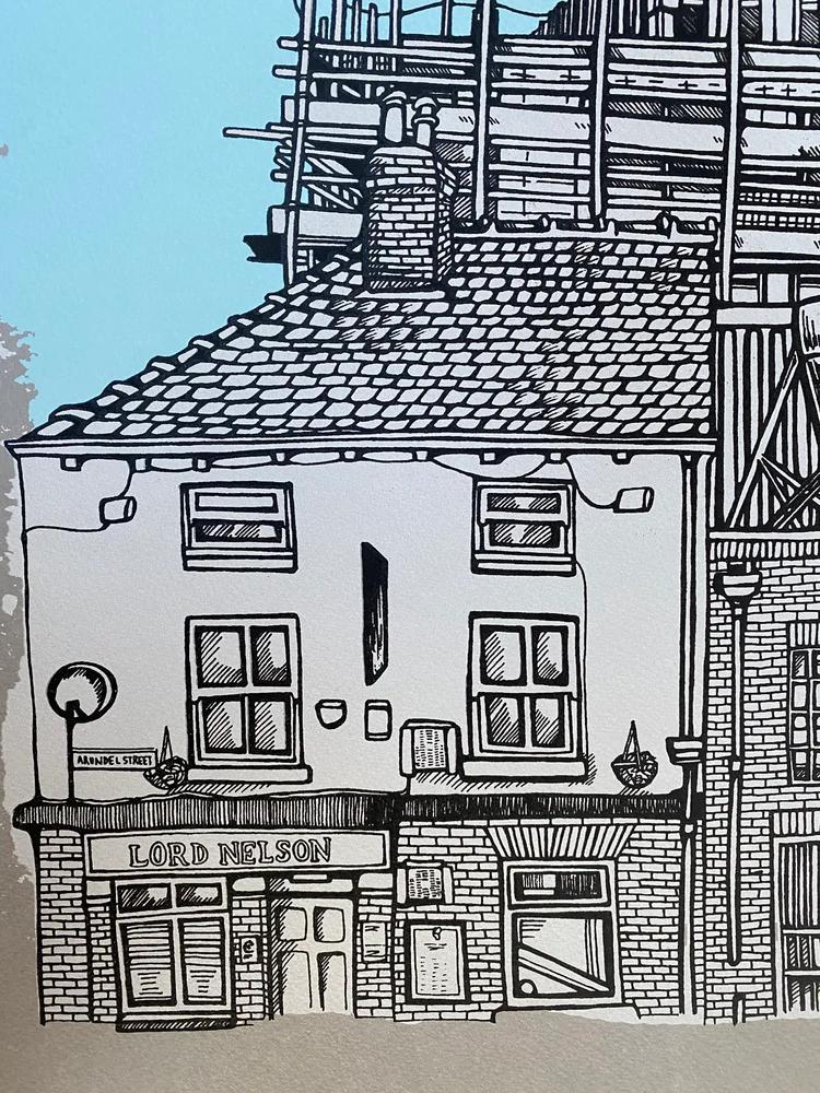 The Lord Nelson - Framed by Jo Peel