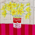 Daffs in Campbells Soup Can (Print) - Framed by Pam Glew