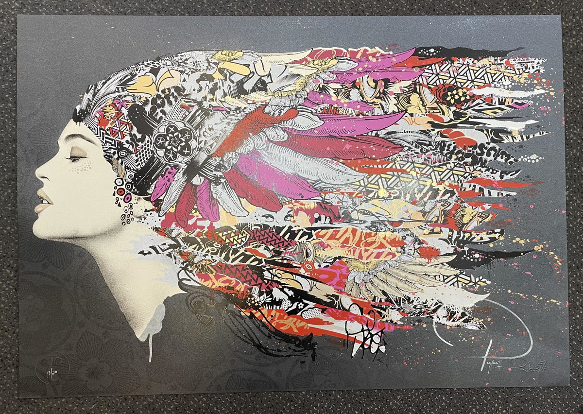 Never Half Hearted (Anthracite) - ARTIST PROOF - Framed by Prefab77