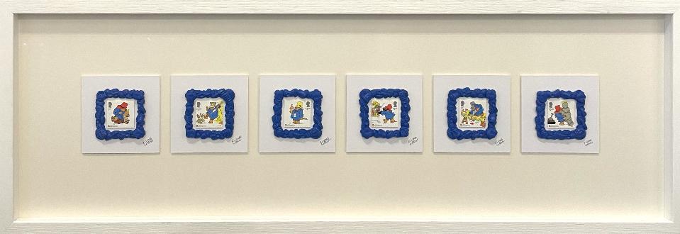Baddington (Blue) - Framed by Richard Hoffman
