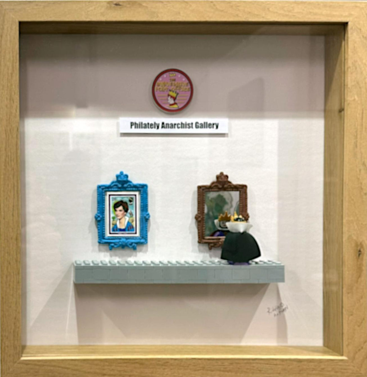 Philately Anarchist Gallery - Wicked Queen - Framed by Richard Hoffman