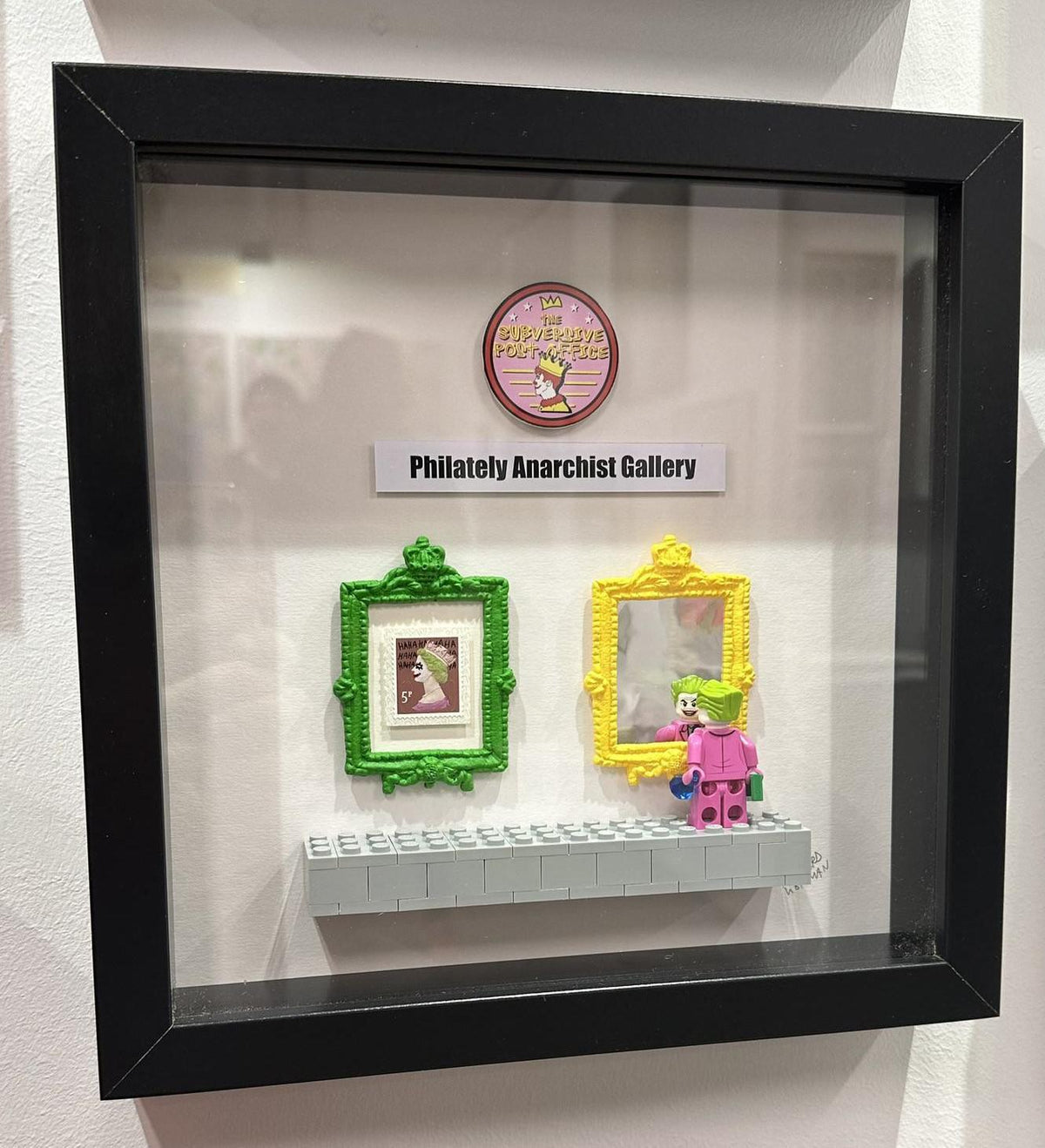 Philately Anarchist Gallery - Anarchy Lego - Framed by Richard Hoffman