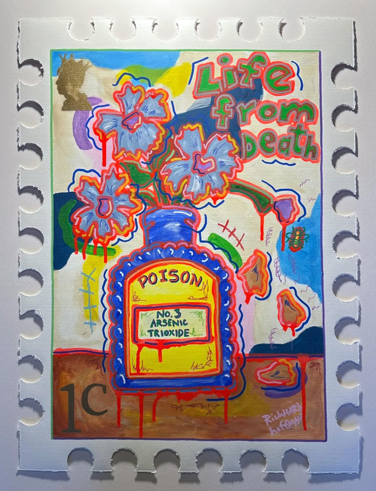 Life from Death Poison - Framed by Richard Hoffman