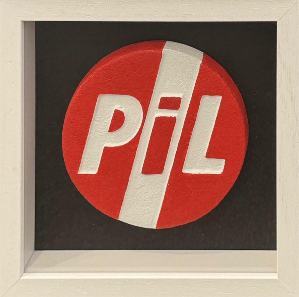 Love Is A Drug - Pil (Red) - Framed by Zeus
