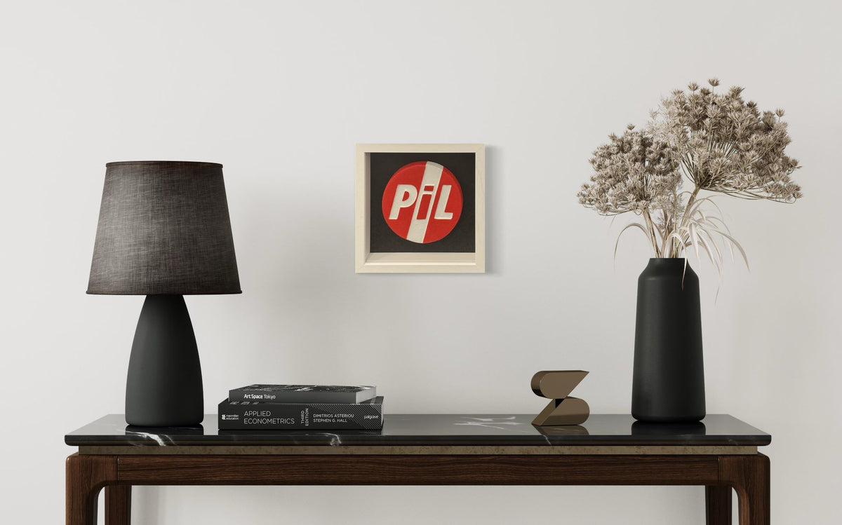 Love Is A Drug - Pil (Red) - Framed by Zeus