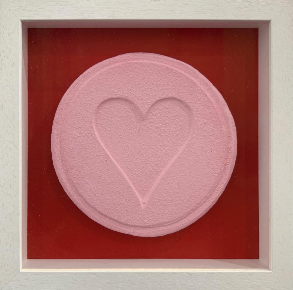 Love Is A Drug - Heart - Framed by Zeus
