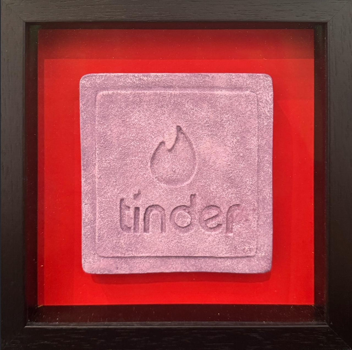 Love Is A Drug - Tinder - Framed by Zeus