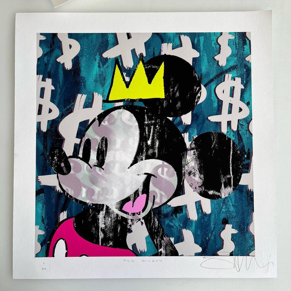King Mickey - Fuchsia Pink by Ben Allen