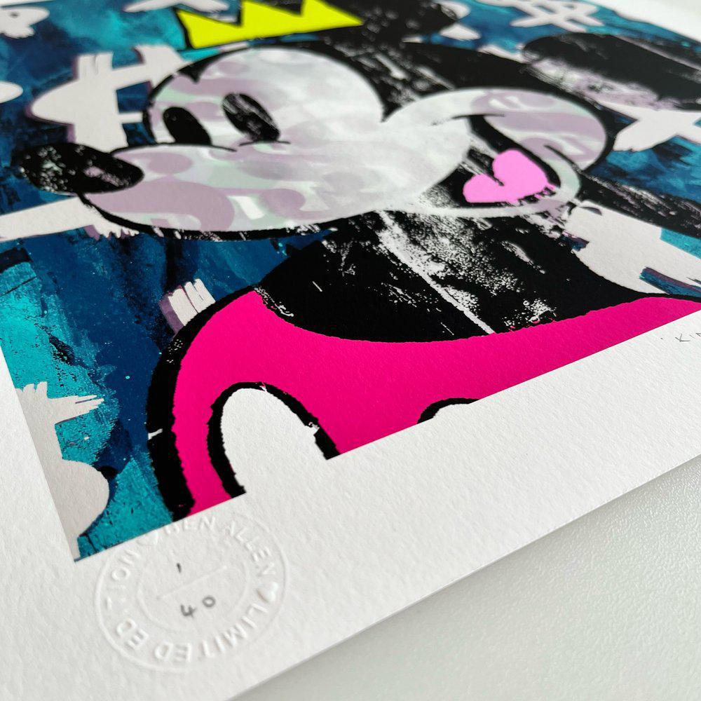 King Mickey - Fuchsia Pink by Ben Allen