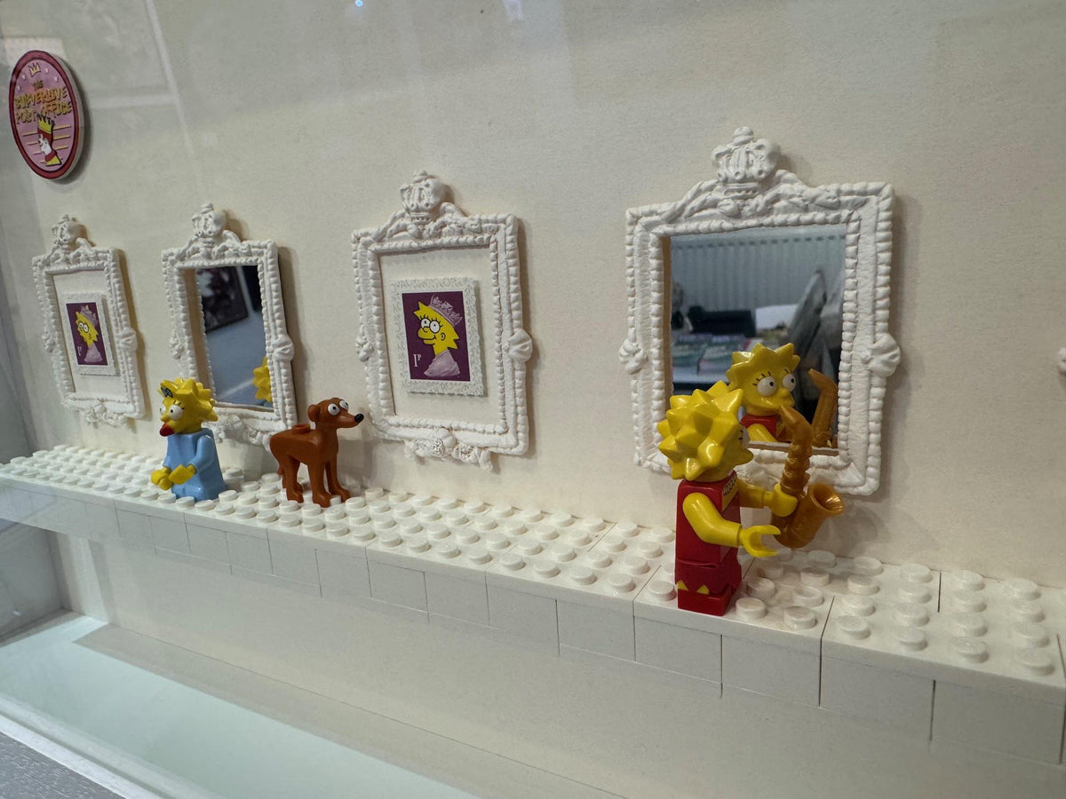Philately Anarchist Gallery Simpsons Core Family - Framed by Richard Hoffman