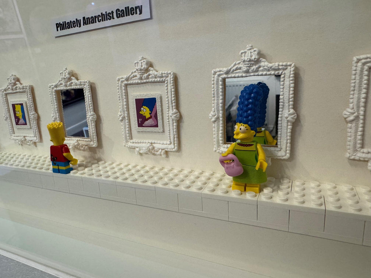 Philately Anarchist Gallery Simpsons Core Family - Framed by Richard Hoffman