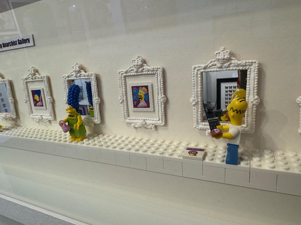 Philately Anarchist Gallery Simpsons Core Family - Framed by Richard Hoffman