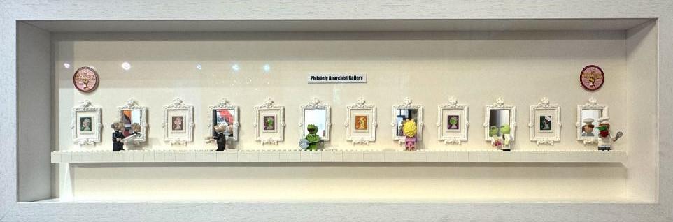 Philately Anarchist Gallery Muppets Lovables - Framed by Richard Hoffman