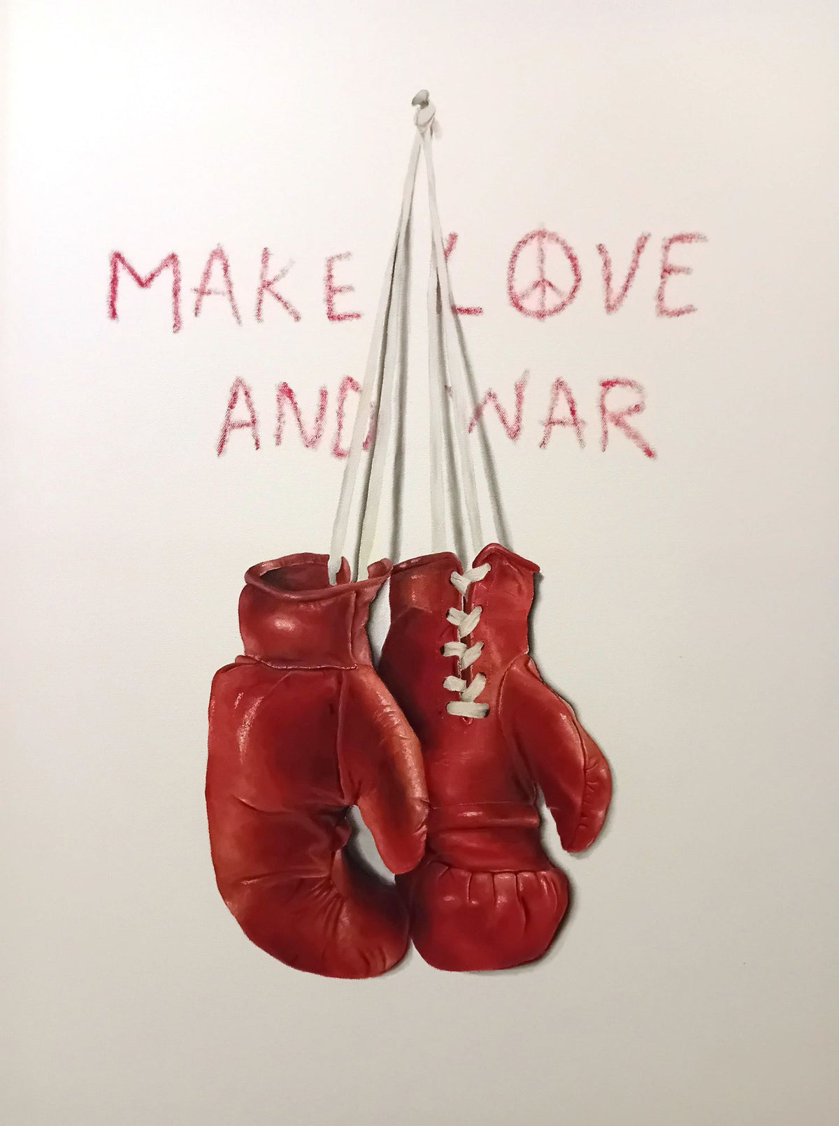 Make Love and War - Framed by Kevin Devonport
