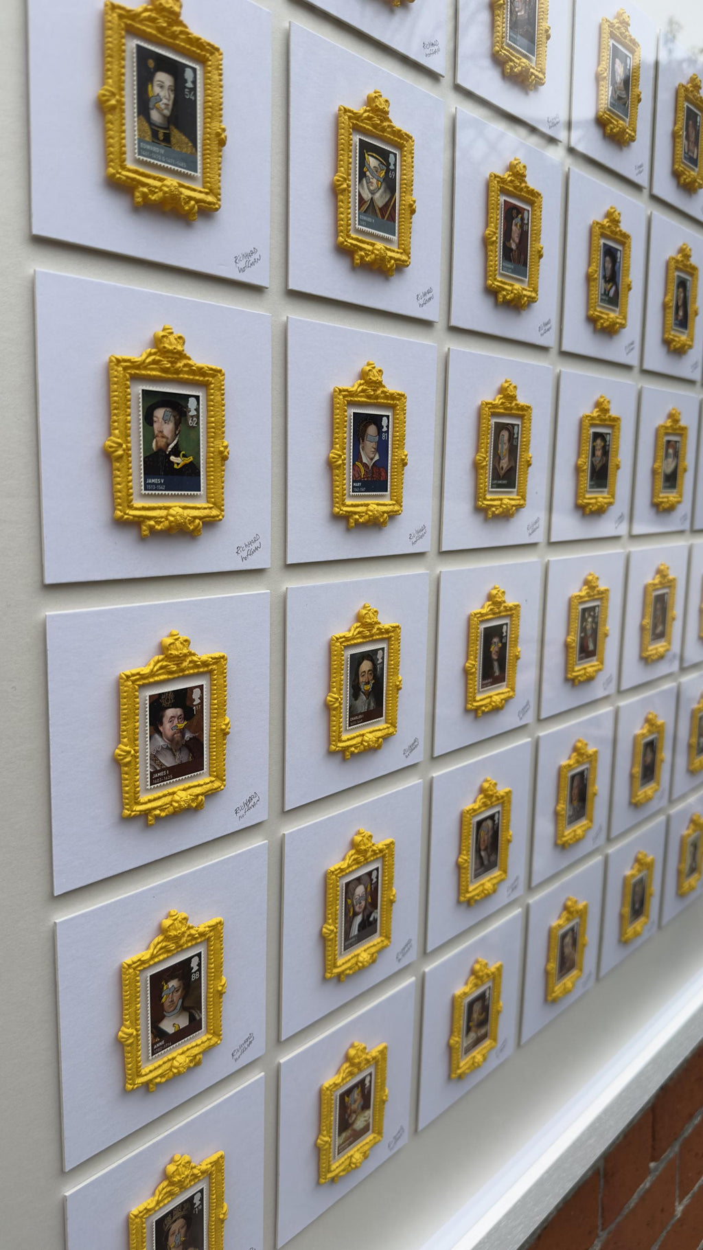 Stamp Comedian - Framed by Richard Hoffman